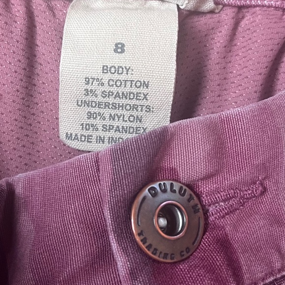 Duluth Trading Rootstock Gardening Skort Skirt Women's 8 Camo Canvas Pocket - Picture 5 of 7